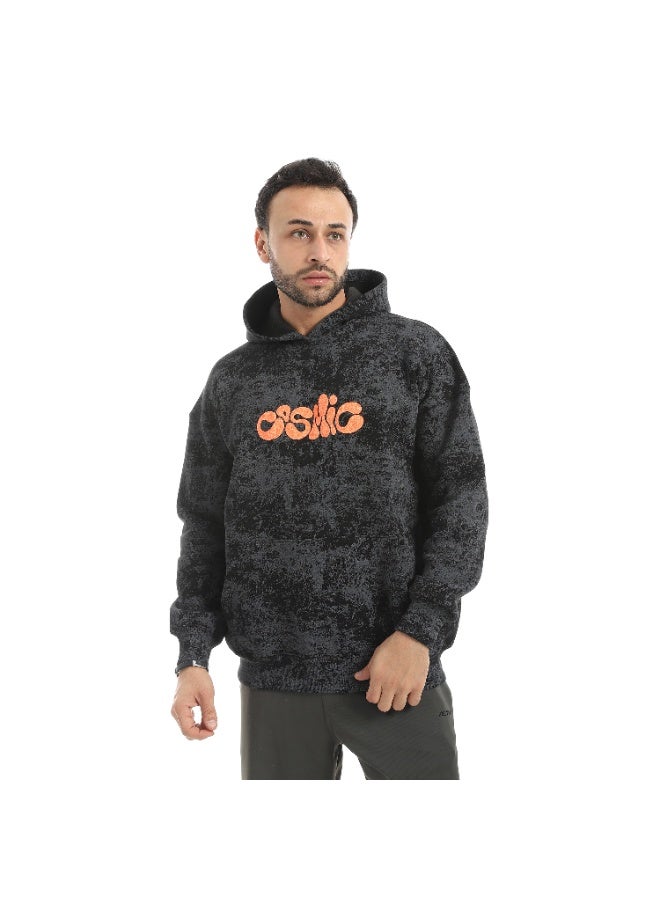 Defect Men's printed hoodie - Image 1